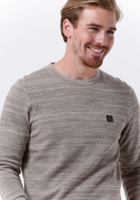 Graue DSTREZZED Pullover CREW NECK POPCORN MELANGE - large