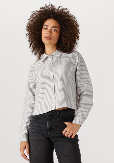 Weiße MY ESSENTIAL WARDROBE Blusen JEANMW SHORT SHIRT - large