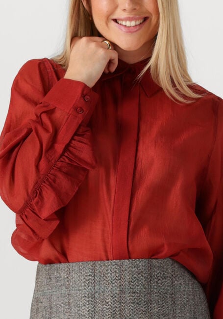 Rote COPENHAGEN MUSE Blusen CMBLUEBELL-SHIRT - large