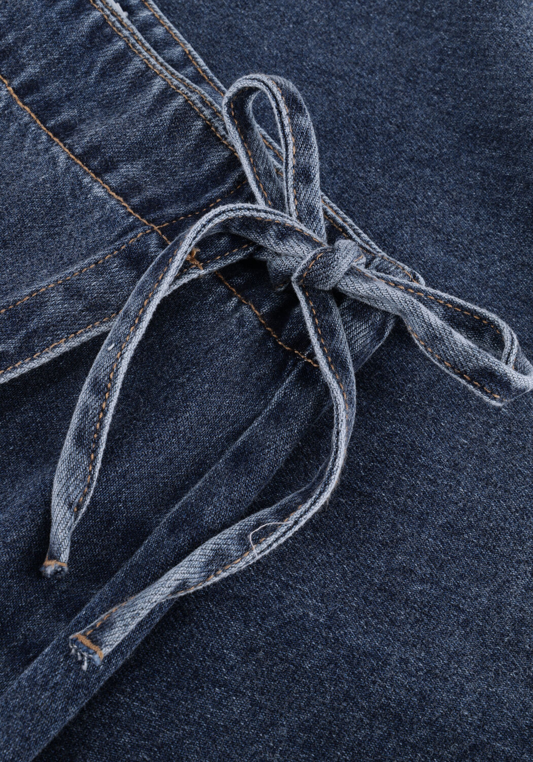 Blaue OBJECT Minirock OBJROSIE MW DENIM SHORT WRAP SKIRT - large