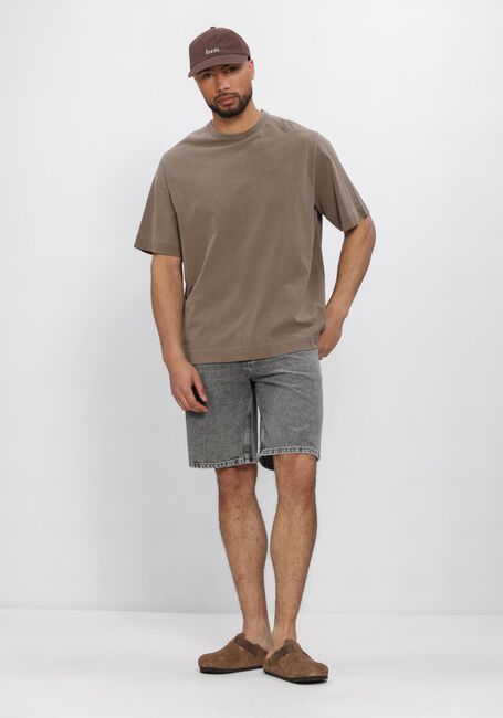 Graue WOODBIRD Kurze Hosen WBLEROY ASH GREY SHORTS - large