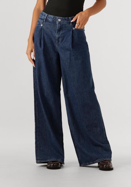 Dunkelblau SELECTED WOMEN Wide jeans SLFEXTRA WIDE SELMA-NOA HW JEANS - large