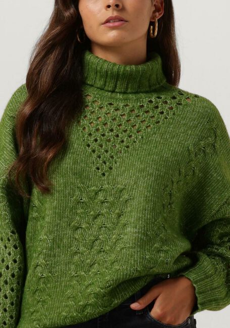 Gr&uuml;ne SIMPLE Rollkragenpullover KNIT-AC-PL-23-1 - large