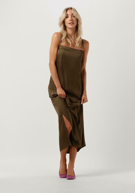 Dunkelgrün MODSTRÖM Midikleid CARWYN DRESS - large