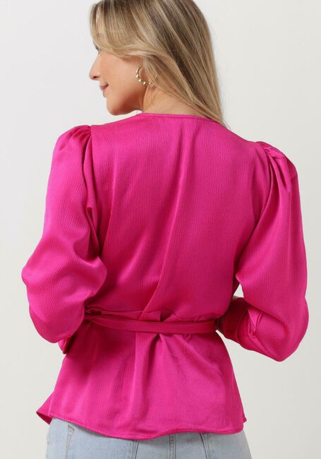 Fuchsie CO'COUTURE Blusen MIRA WRAP BLOUSE - large