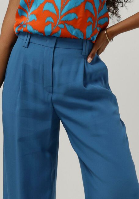 Blaue VANILIA Hose CREPE TAILORED WIDE PANT - large