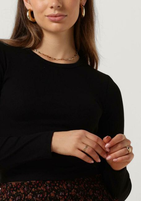 Schwarze MODSTRÖM Tops & T-shirts IGORMD LS CROP TOP - large