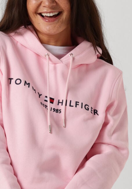 Hell-Pink TOMMY HILFIGER Pullover REGULAR HILFIGER HOODIE - large