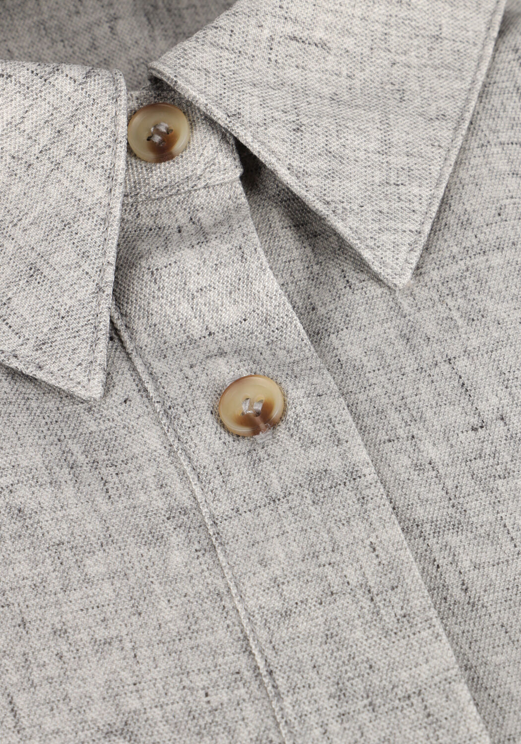 Graue MODSTR&Ouml;M Blusen KALEMMD OVERSHIRT - large