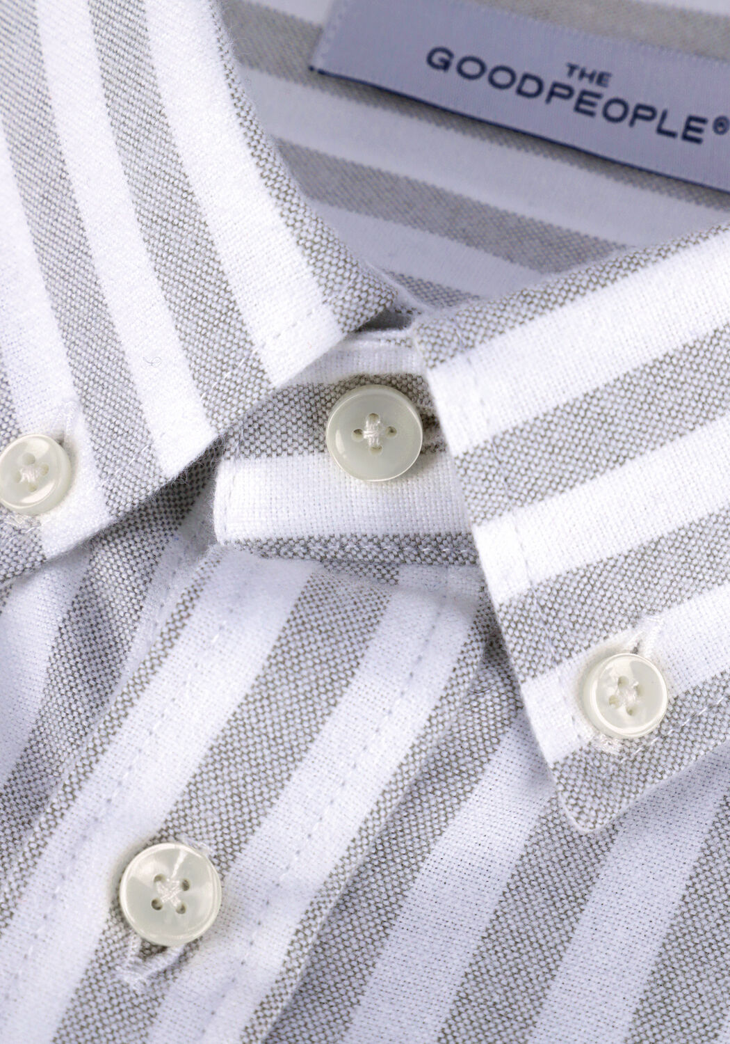 Wei&szlig;e THE GOODPEOPLE Casual-Oberhemd SEINFIELD - large