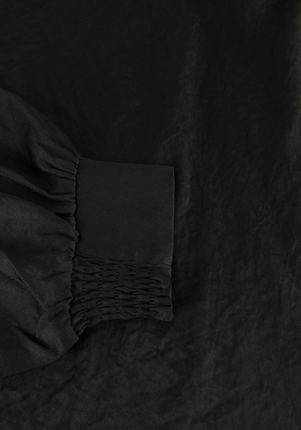 Schwarze SUMMUM Top TOP LONG SLEEVES SILKY TOUCH - large