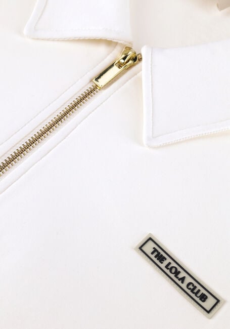 Nicht-gerade weiss THE LOLA CLUB Strickjacke MILLIE ZIP THROUGH - large