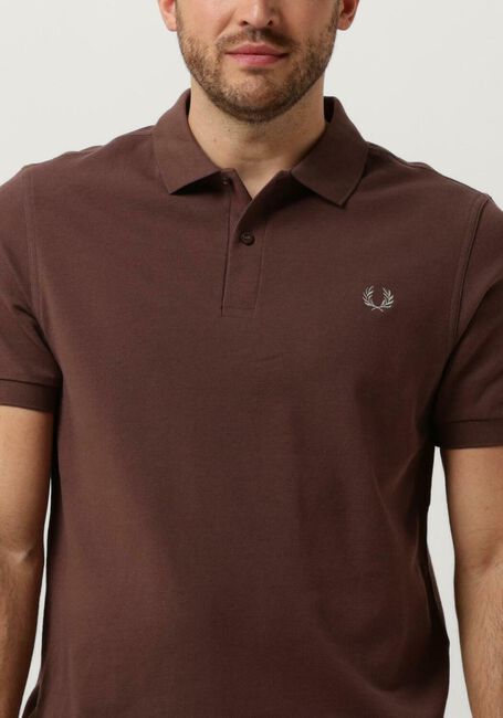 Brique FRED PERRY Polo-Shirt THE PLAIN FRED PERRY SHIRT - large