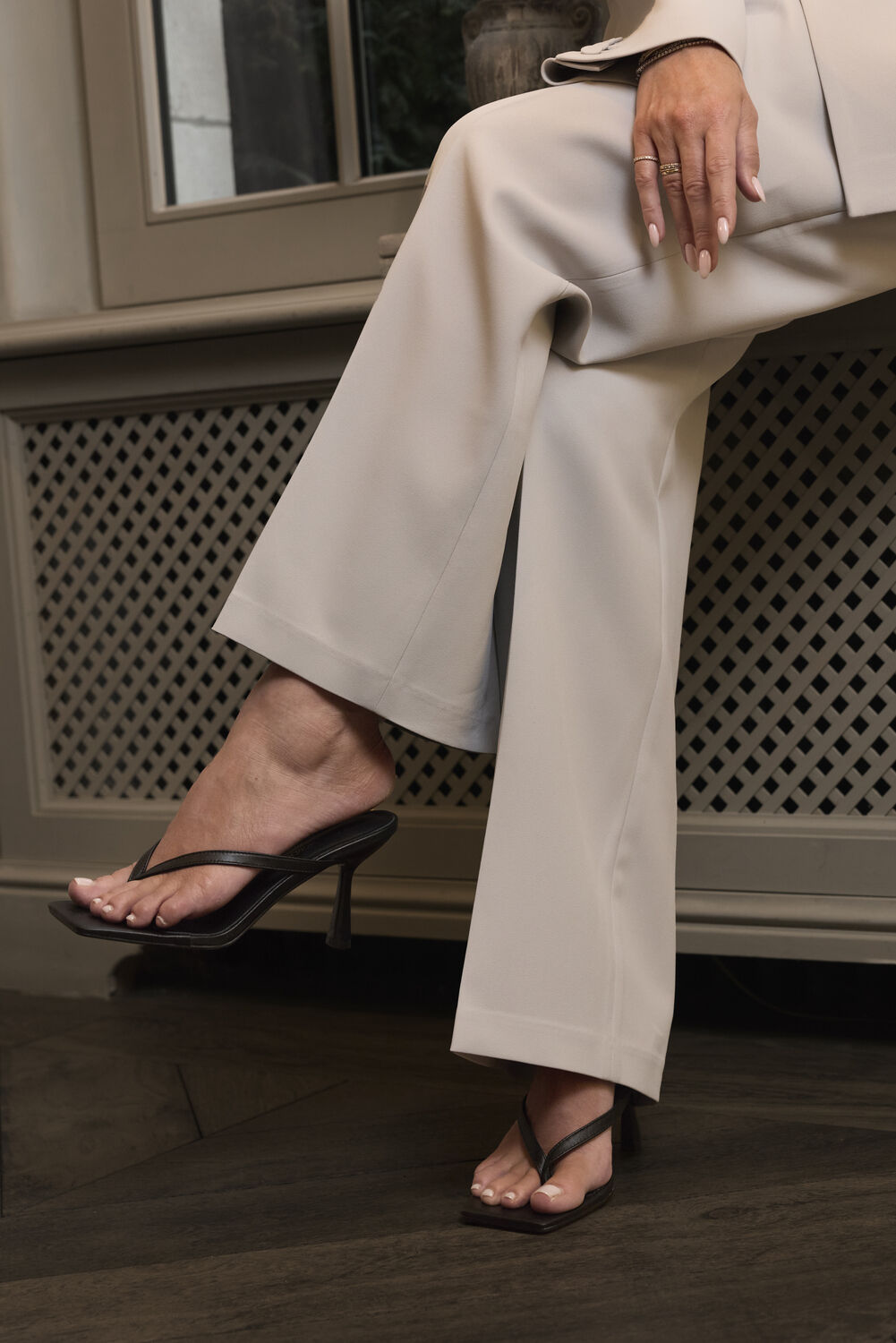 Schwarze OMODA ATELIER Mules X MODEROSA - SIREN - large