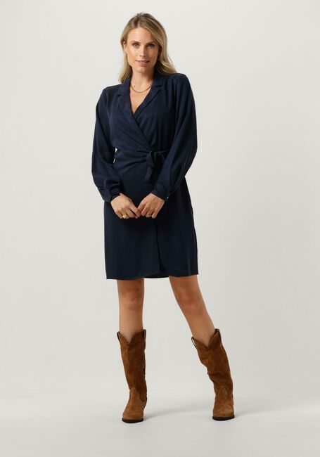 Dunkelblau ANOTHER LABEL Midikleid MILOU DRESS L/S - large