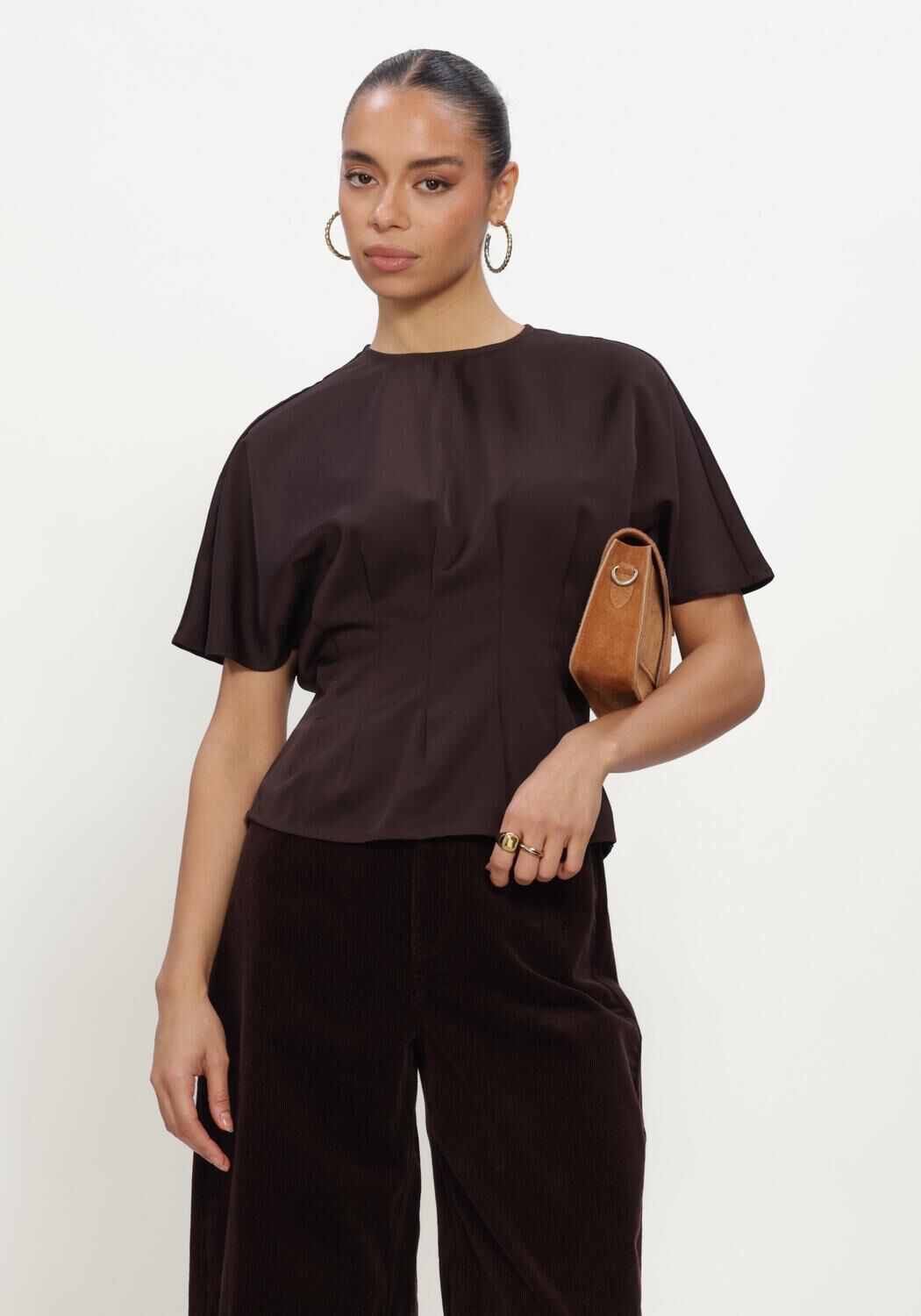 Braune MSCH COPENHAGEN Top MSCHALFA SS TOP - large