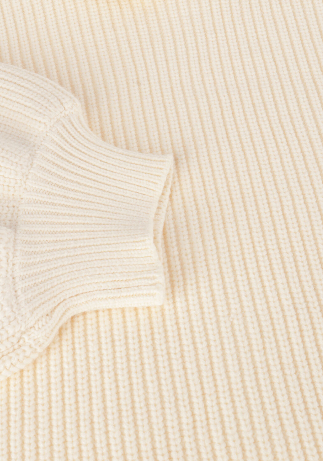 Ecru GESTUZ Pullover MEBAGZ SHORT PULLOVER - large