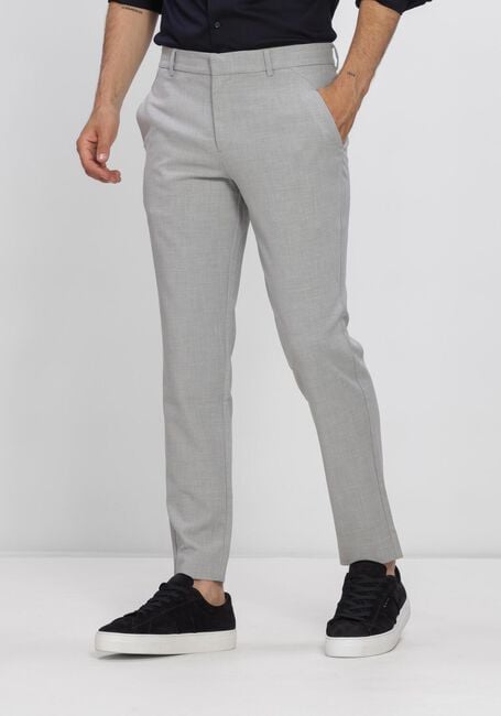 Graue PLAIN Chino JOSHPL 826 STEEL GREY MELANGE - large