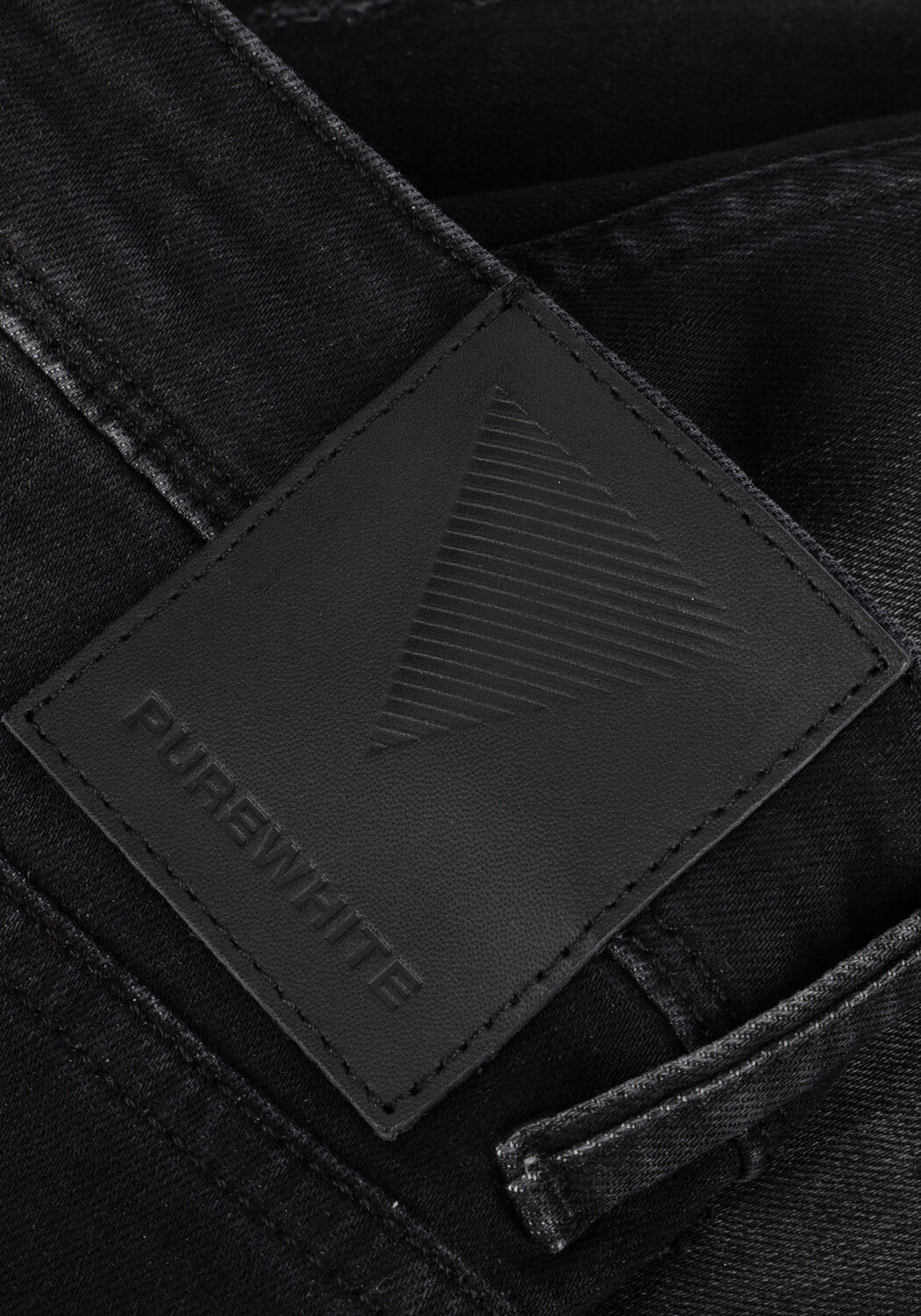 Dunkelgrau PUREWHITE Slim fit jeans #THE JONE - SKINNY FIT JEANS WITH SUBTLE DAMAGING SPOTS AND BLACK PAINT SPLASHES - large