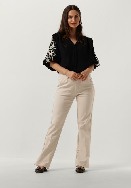 Schwarze NUKUS Blusen TINA BLOUSE EMBROIDERY - large