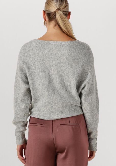 Hellgrau SUMMUM Pullover OVERSIZED SWEATER WOOL ELASTANE BLEND KNIT - large