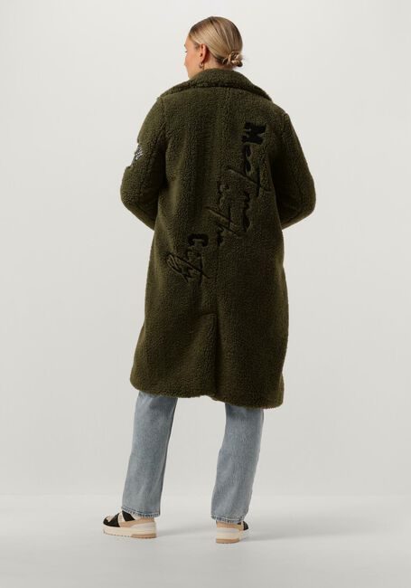 Grüne GOOSECRAFT Teddy-Jacke GC REESE COAT - large