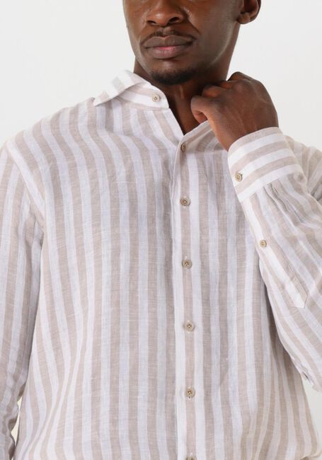 Weiße PROFUOMO Klassisches Oberhemd SHIRT X-CUTAWAY LINEN - large
