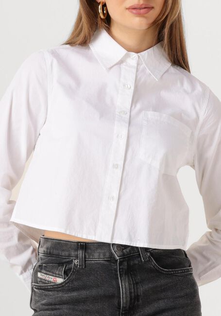 Weiße MY ESSENTIAL WARDROBE Blusen SUNNAMW SHORT SHIRT - large