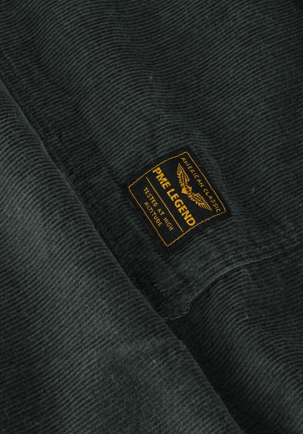 Gr&uuml;ne PME LEGEND Overshirt LONG SLEEVE SHIRT FINE CTN CORDUROY - large