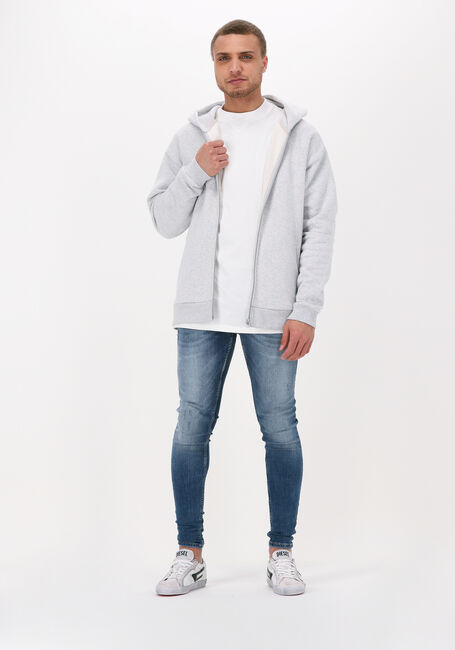 Beige KULTIVATE Strickjacke SW COMFORT FULL-ZIP HOOD - large