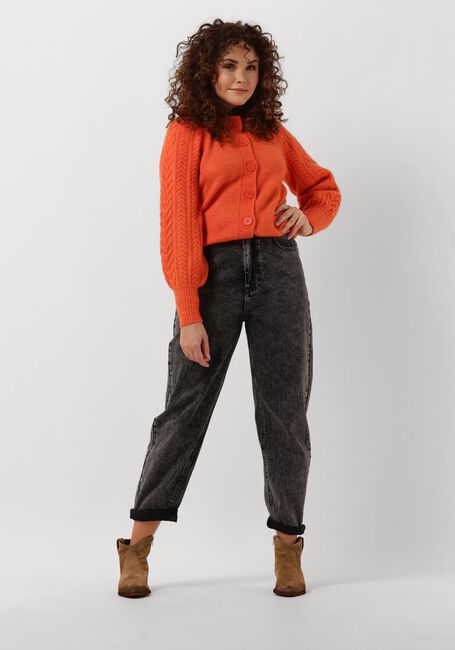 Schwarze MSCH COPENHAGEN T-shirt MSCHMALENA OLIVIE TOP AOP - large