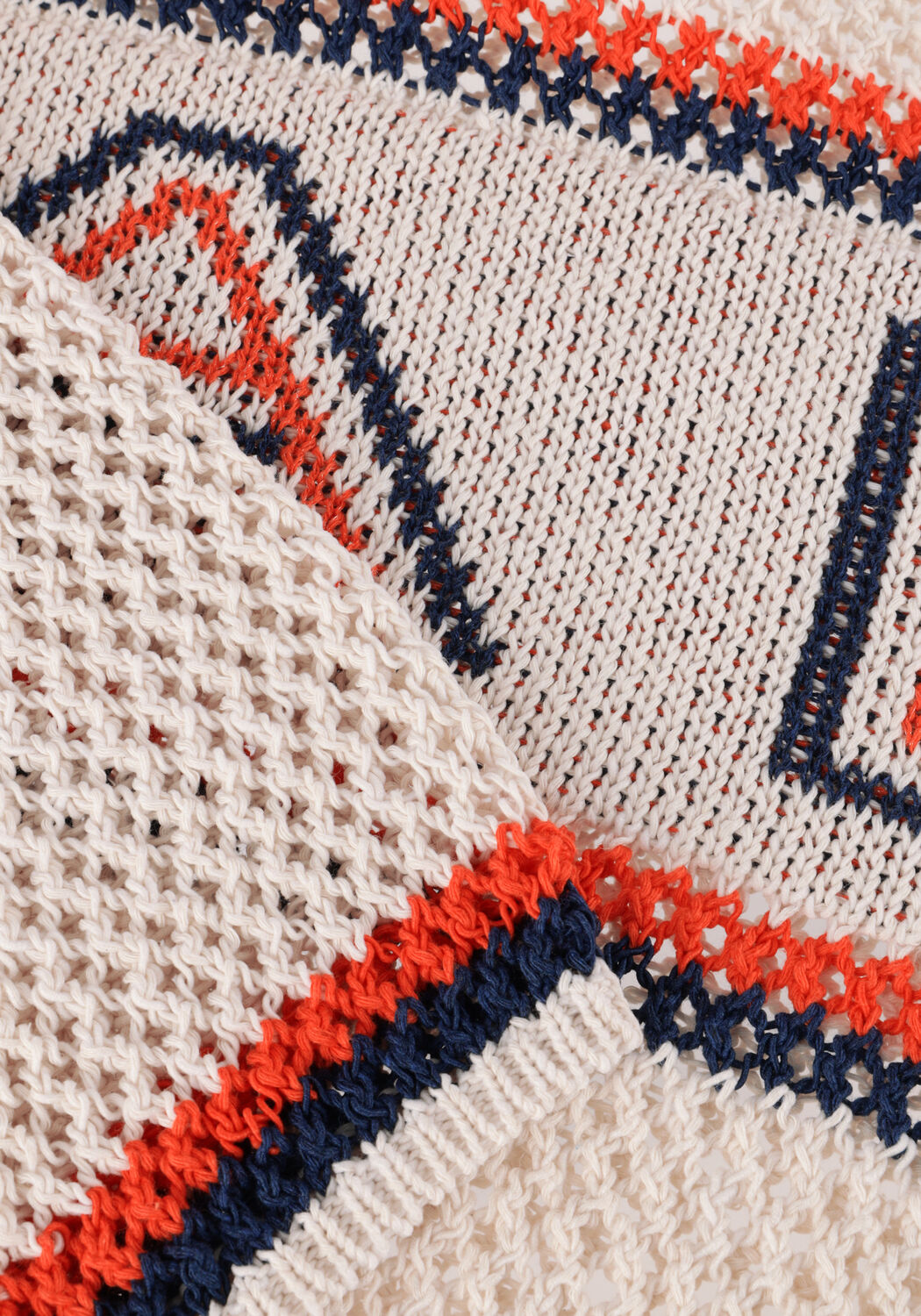 Wei&szlig;e ALIX THE LABEL Pullover & Cardigans LADIES KNITTED AJOUR ALIX PULLOVER - large