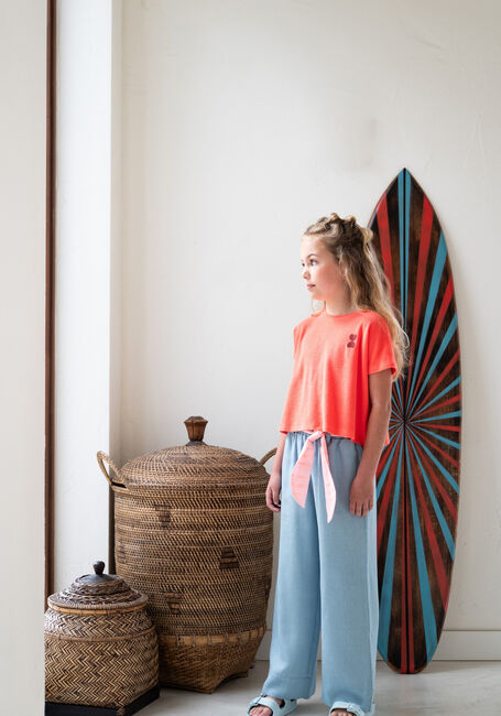 Hellblau PETIT BLUSH Hose WIDE LEG PANTS - large