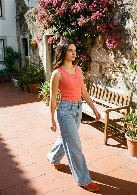 Rosane TOMMY JEANS Top TJW ESSENTIAL RIB TANK EXT - large
