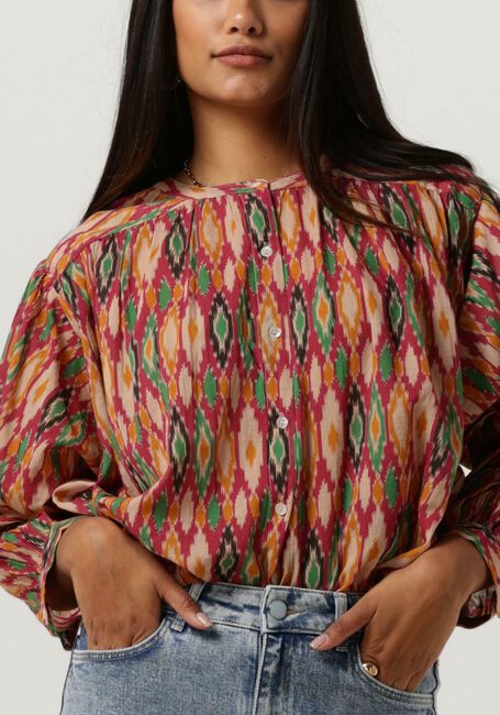 Mehrfarbige/Bunte BY-BAR Blusen LUCY SUMMER IKAT BLOUSE - large