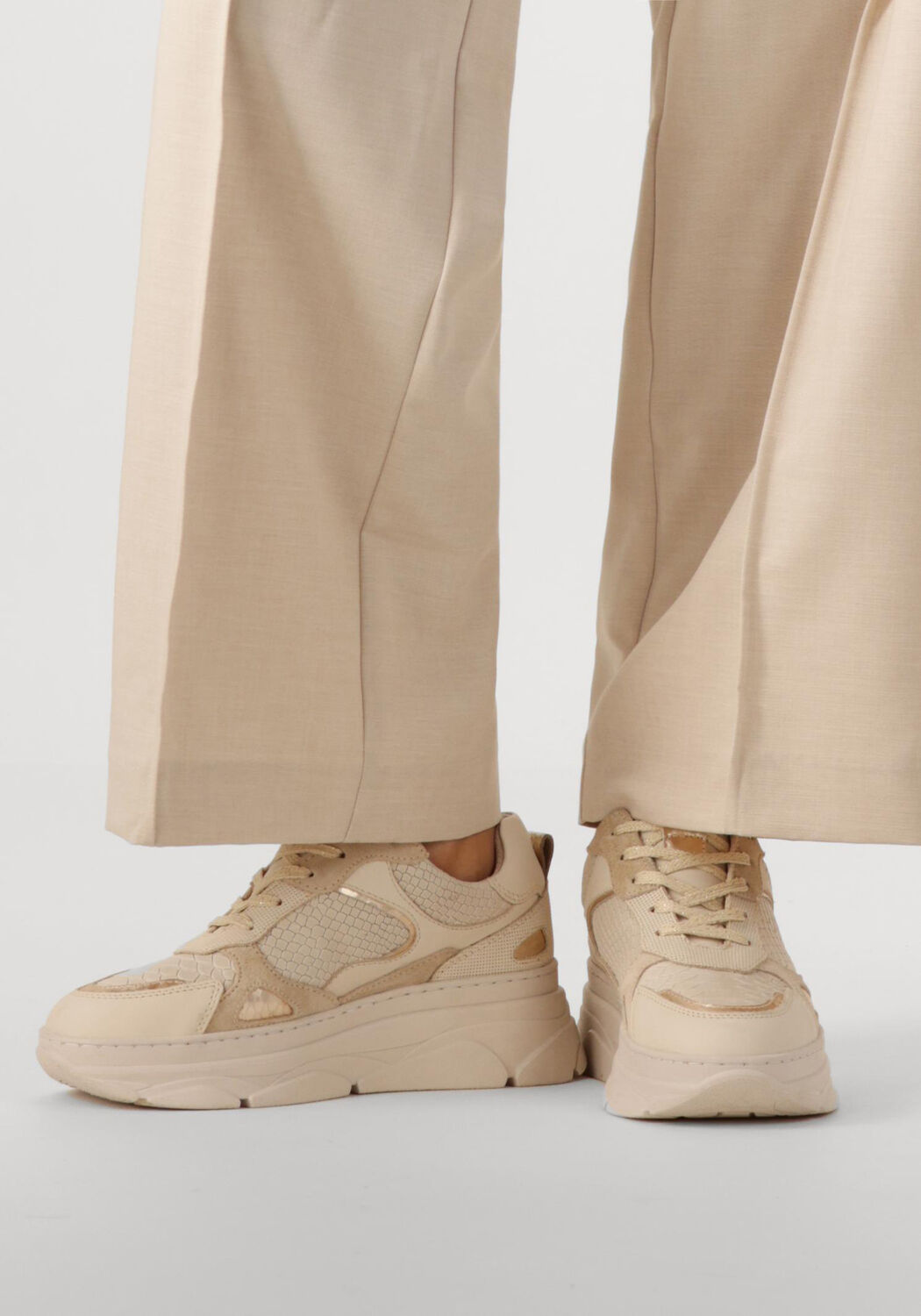 Beige BLASZ Sneaker Low JANA-09 - large