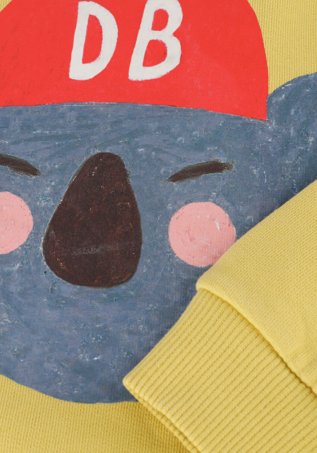 Gelbe DAILY BRAT Sweatshirt KODA KOALA SWEATER - large
