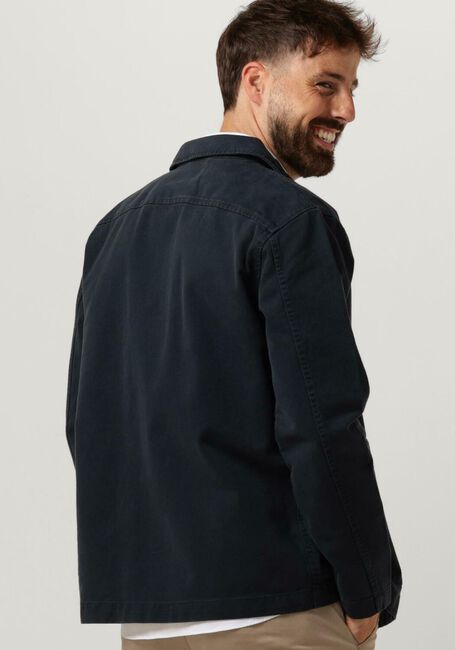 Dunkelblau SELECTED HOMME Overshirt SLHLOOSETONY-TWILL OVERSHIRT W NOOS - large