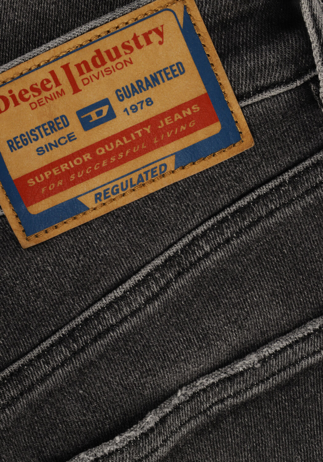 Graue DIESEL Skinny jeans 2017 SLANDY - large