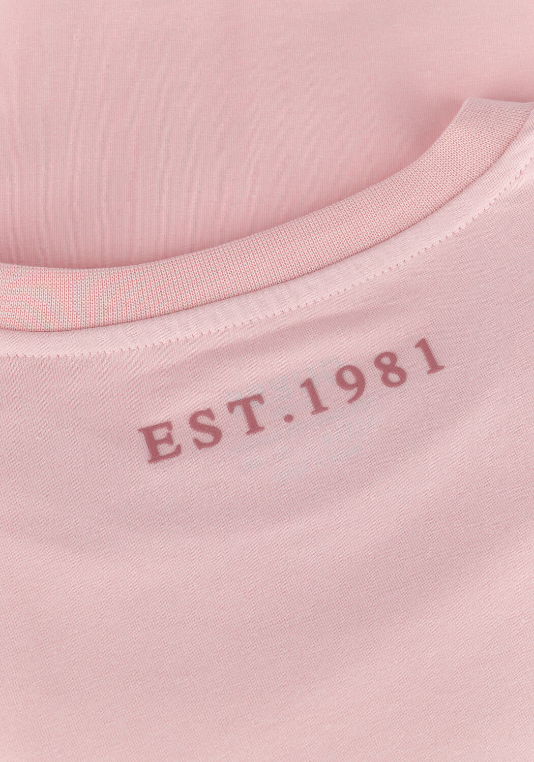 Hell-Pink GUESS T-shirt SS CN FLORIA TEE - large