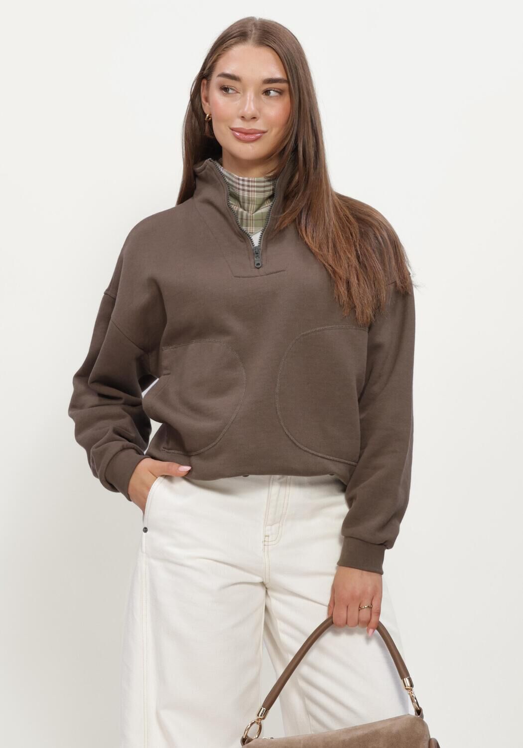 Braune PENN & INK Pullover W26F1925 - large
