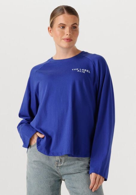 Kobalt ALIX THE LABEL T-shirt LADIES KNITTED RAGLAN LONGSLEEVE - large