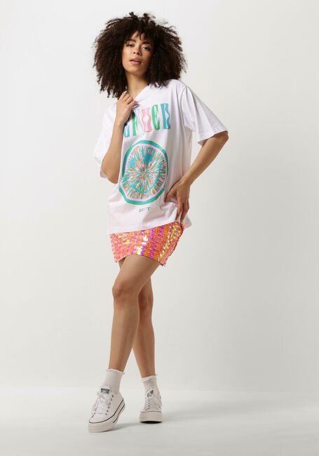 Weiße REFINED DEPARTMENT T-shirt MAGGY - large