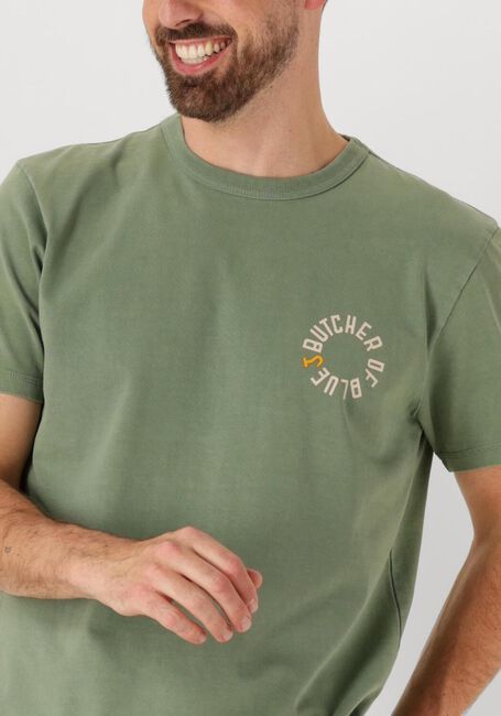 Grüne BUTCHER OF BLUE T-shirt ARMY CIRCLE TEE - large