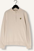 Creme LYLE & SCOTT Pullover 1/4 ZIP JUMPER Creme LYLE & SCOTT Pullover 1/4 ZIP JUMPER - medium