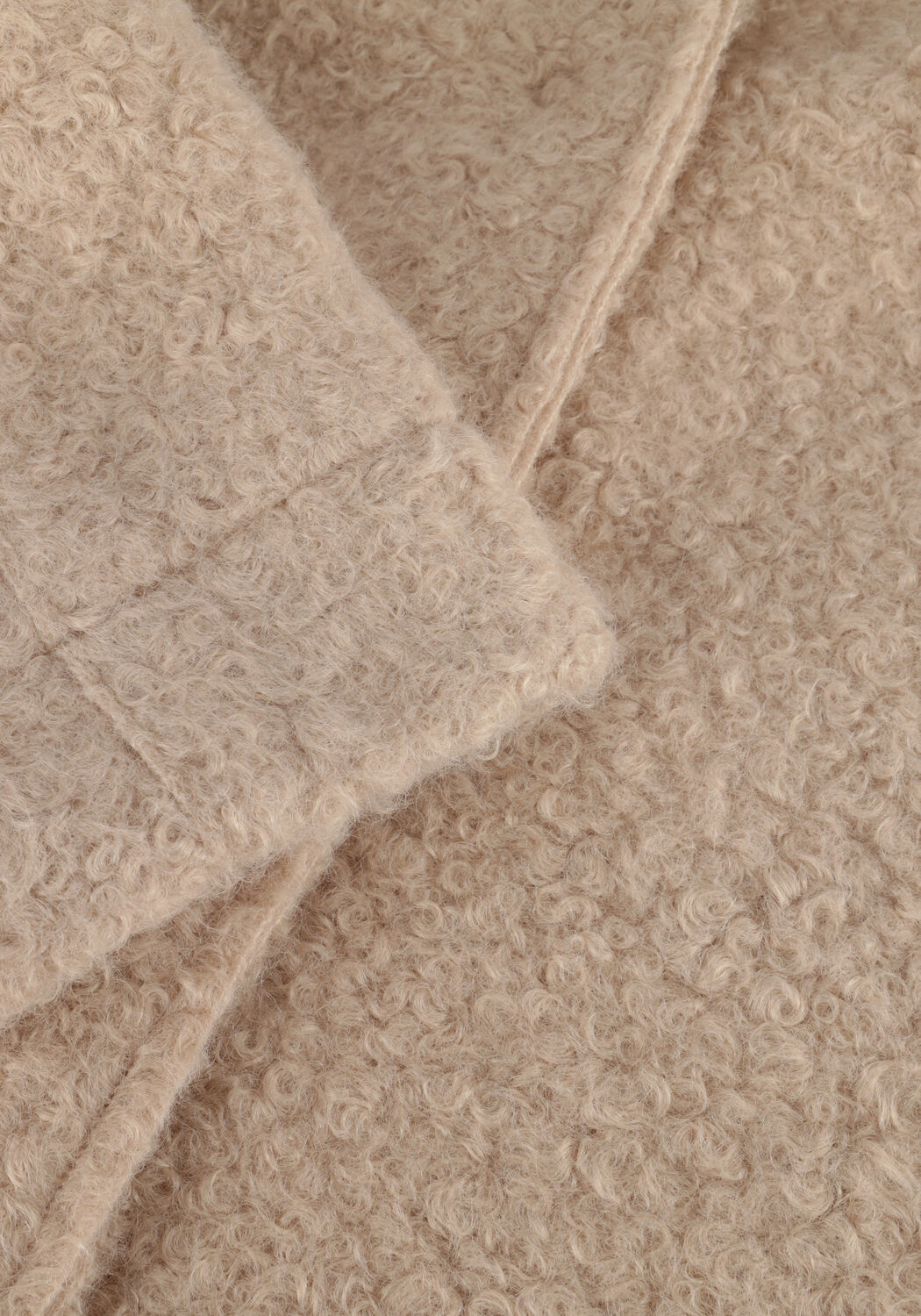 Sand NUKUS M&auml;ntel MAE COAT BOUCLE - large