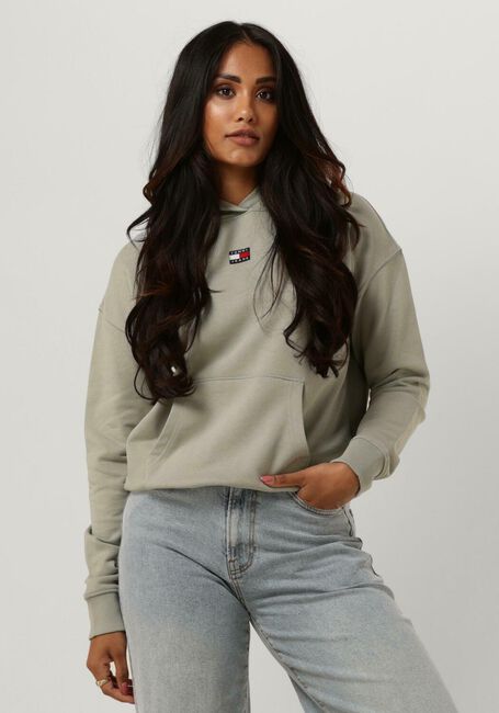 Grüne TOMMY JEANS Sweatshirt TWJ BXY XS BADGE HOODIE - large