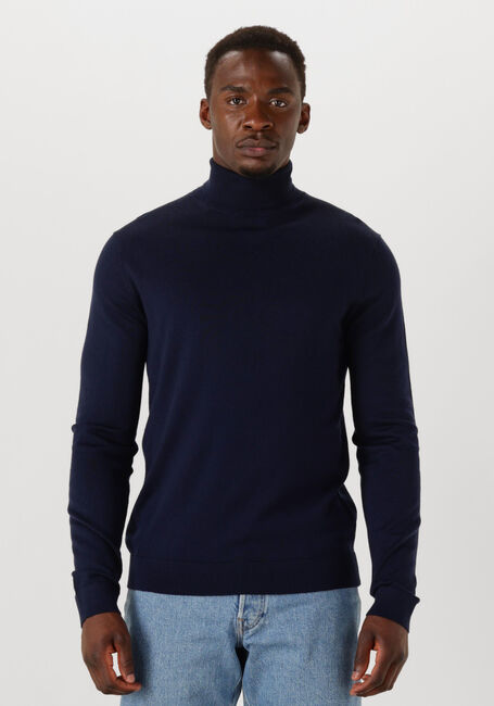 Dunkelblau SELECTED HOMME Rollkragenpullover SLHTRAY LS KNIT MERINO ROLL NECK - large