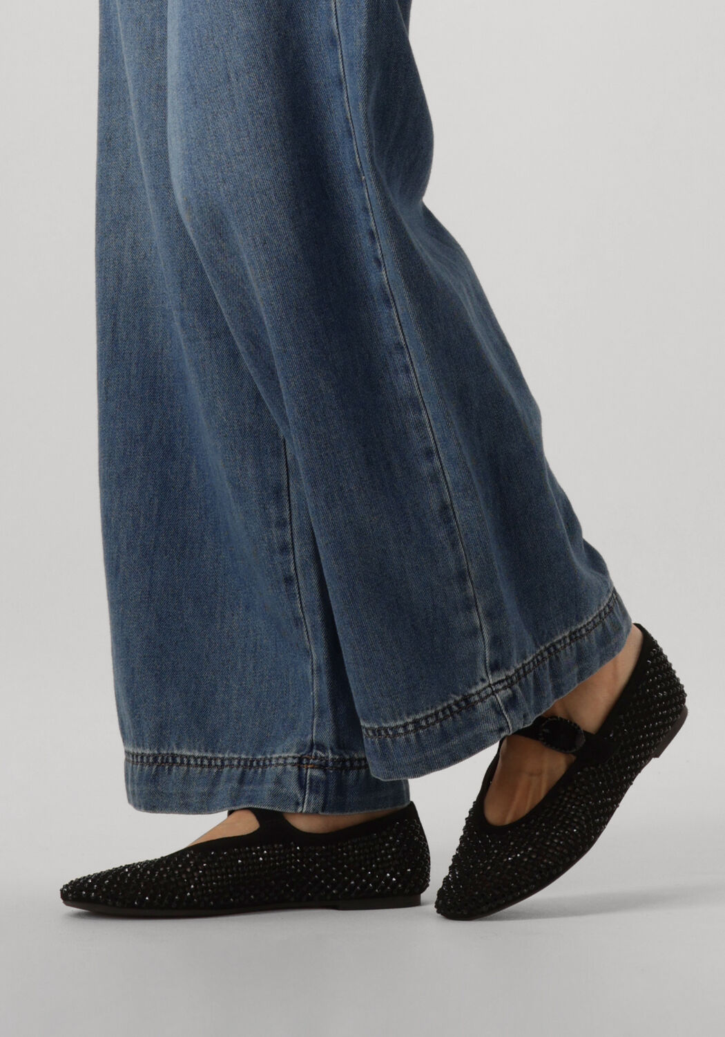 Schwarze KURT GEIGER LONDON Ballerinas MAYFAIR BALLET FLAT - large