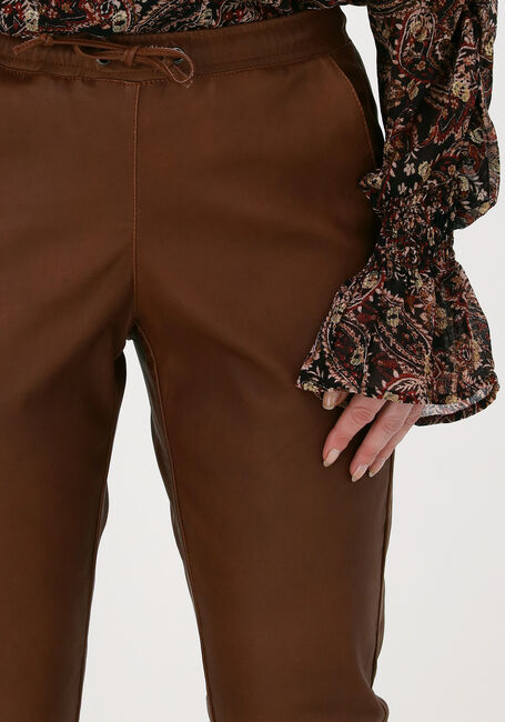 Cognacfarbene GOOSECRAFT Hose GC AMY LOVE PANTS - large